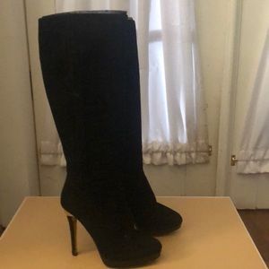 Michael Kors Black Suede Boots